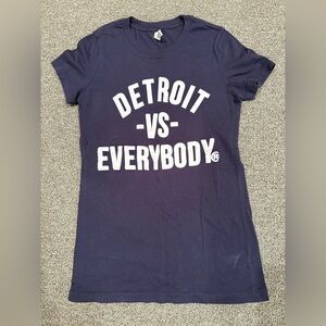 Detroit VS Everybody Navy T-Shirt